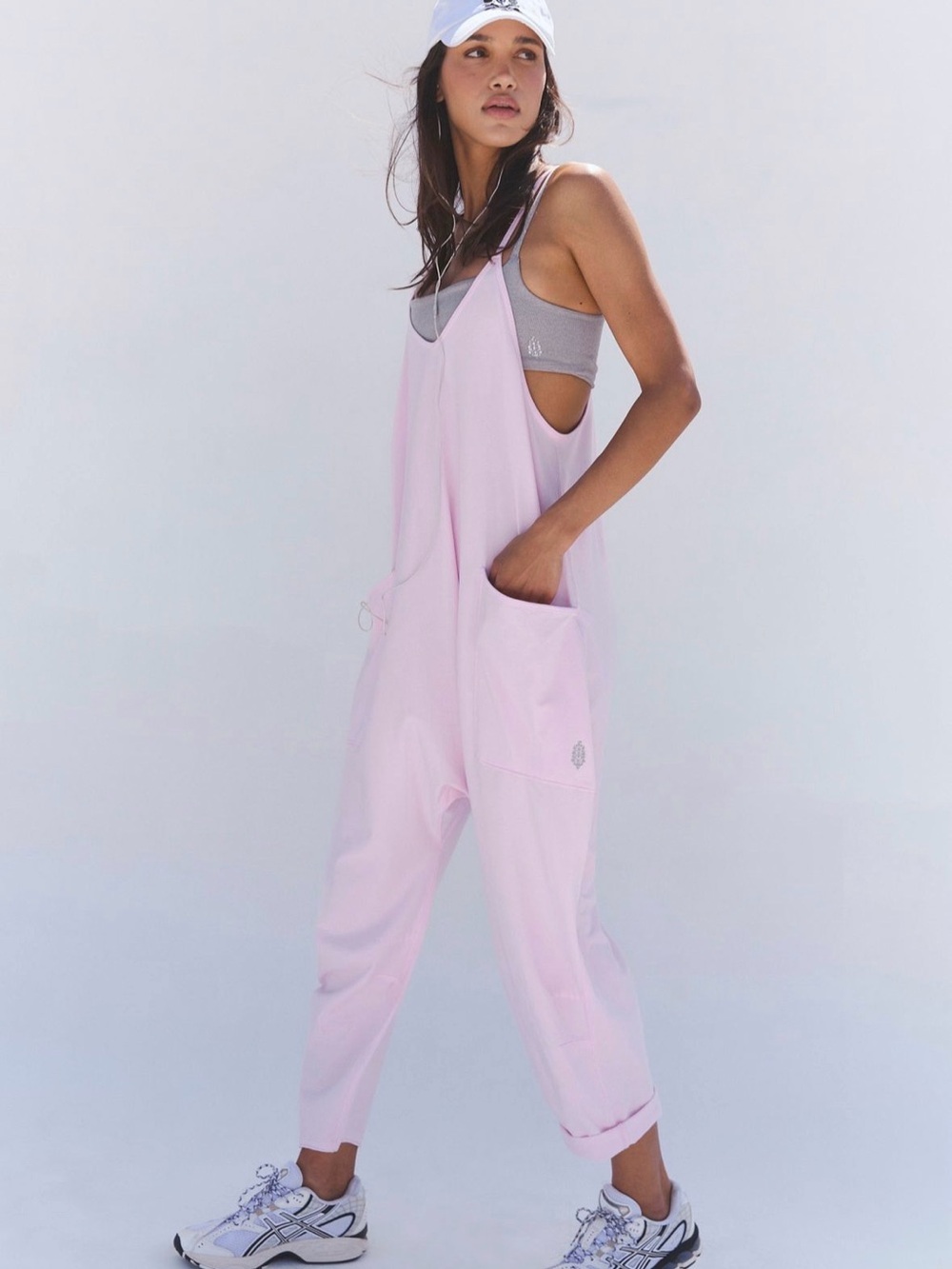 FP Movement Hot Shot Onesie Bloom Soft Pink Jumpsuit M